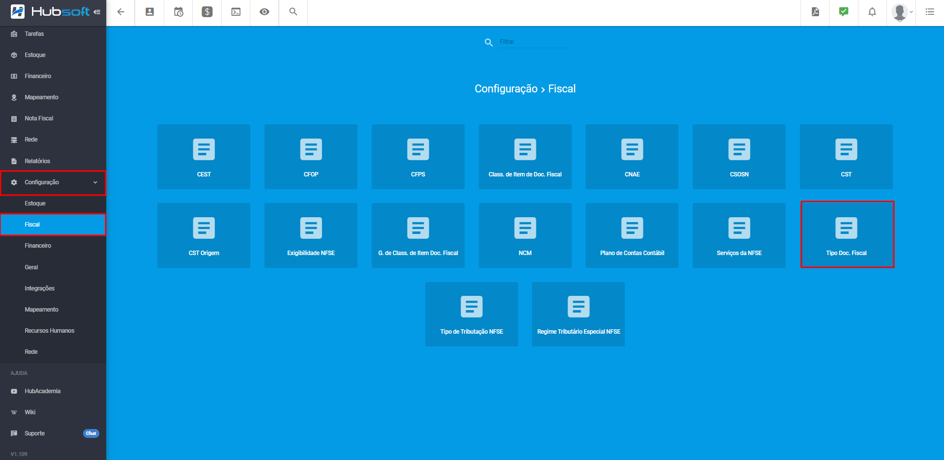 Ilustra_o_painel_de_configuracao_fiscal_destacando_o_modulo_tipo_de_documento_fiscal