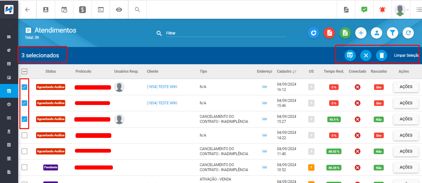 imagem_que_mostra_selecao_de_atendimentos_para_realizar_acoes_de_forma_massiva_em_atendimentos