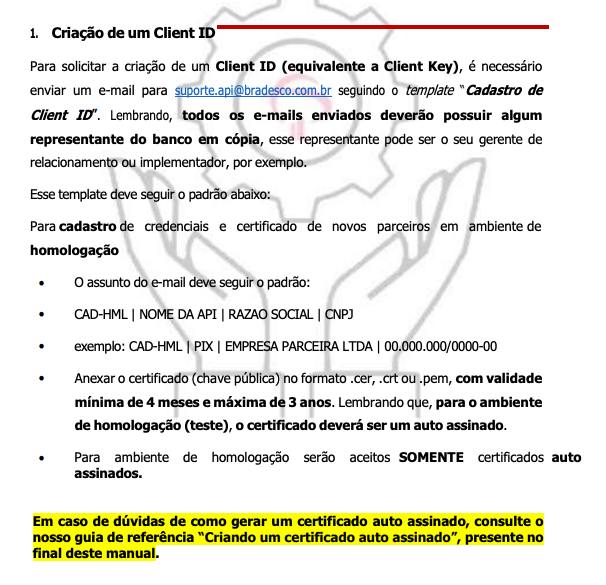 imagem_que_mostra_a_lista_de_pre_requisitos_para_integrar_api_brasdesco_v1