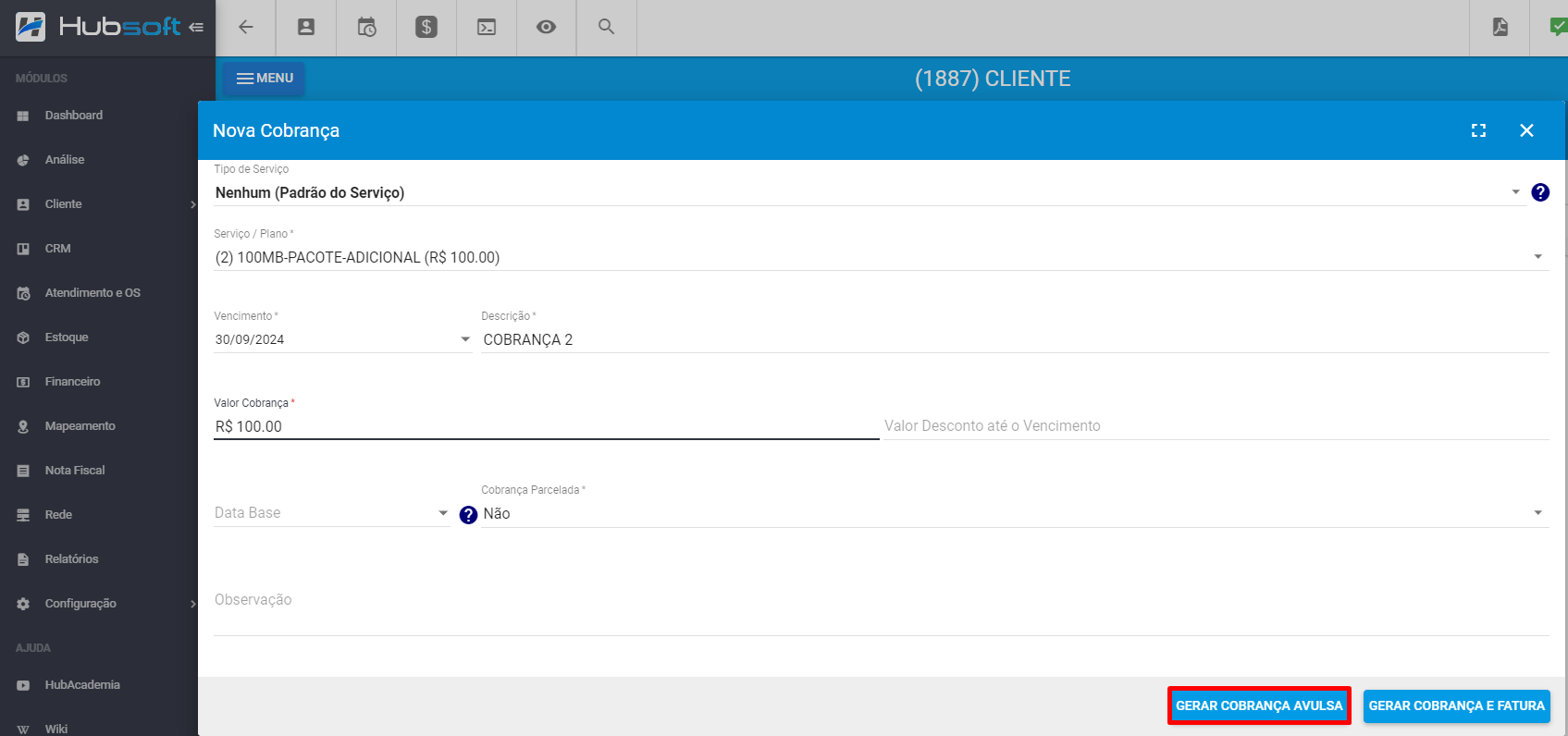 imagem_que_mostra_menu_financeiro_do_cliente_adicionar_cobranca_avulsa_1