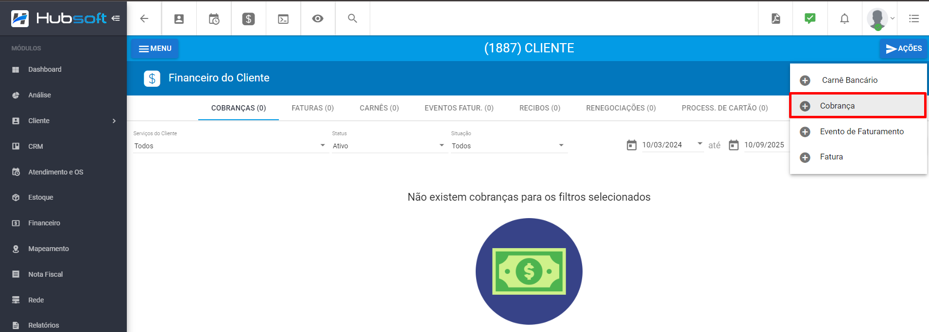 imagem_que_mostra_menu_financeiro_do_cliente_adicionar_cobranca