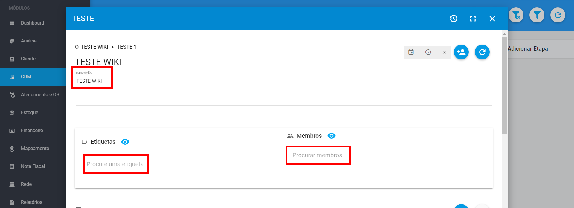 imagem_que_mostra_como_adicionar_descricao_etiquetas_e_membros_no_cartao_adicionado_na_etapa_no_crm
