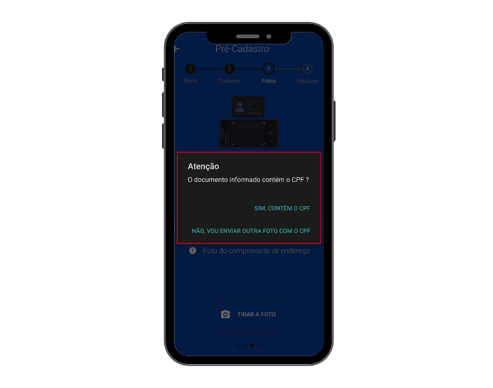Celular - Alerta CPF
