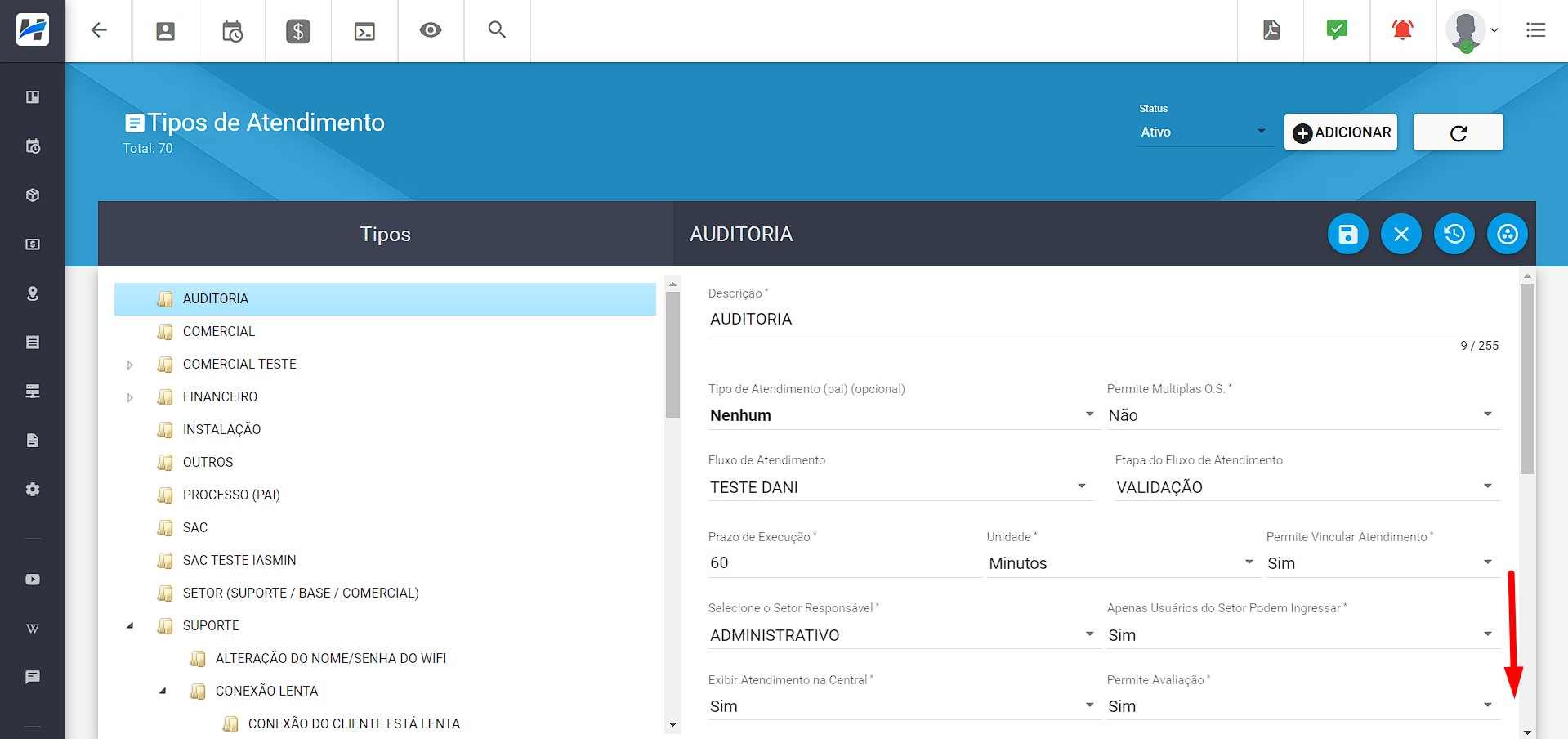 imagem_que_mostra_menu_configuracao_geral_tipo_de_atendimento_visualizar_informacoes