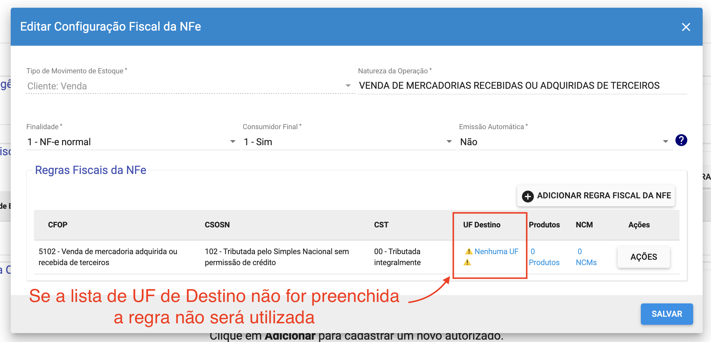 imagem_que_mostra_configuracao_nfe_nota_fiscal_eletronica_empresa_editar_configuracao_fiscal_da_nfe_dados_preenchidos