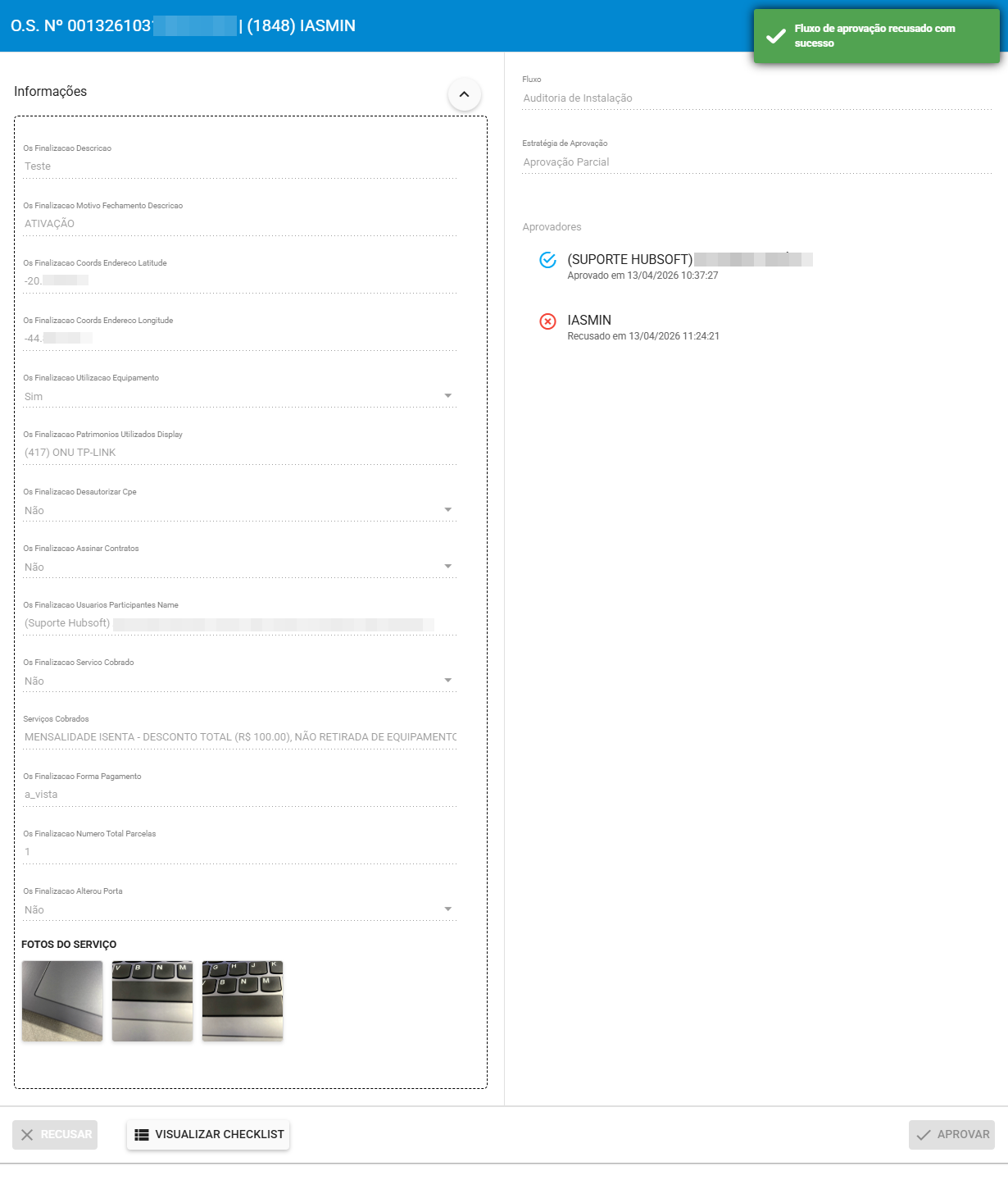 imagem_que_mostra_menu_ordens_de_servico_aprovar_informacoes_da_ordem_de_servico_rejeitada