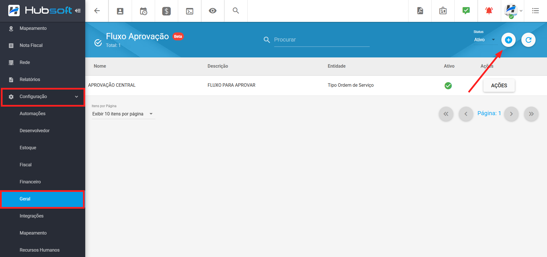 imagem_que_mostra_menu_configuracao_geral_fluxo_de_aprovacao_adicionar