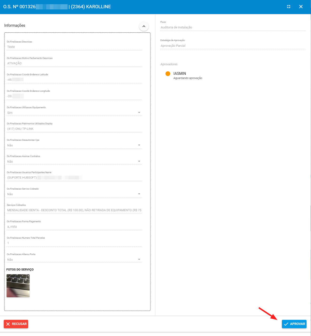 imagem_que_mostra_menu_ordens_de_servico_aprovar_informacoes_da_ordem_de_servico_aprovar
