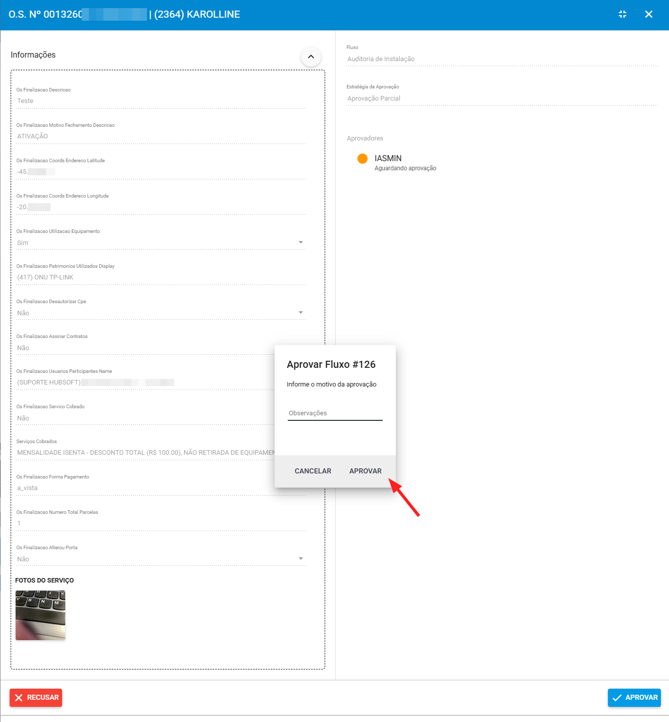 imagem_que_mostra_menu_ordens_de_servico_aprovar_informacoes_da_ordem_de_servico_aprovar_observacoes
