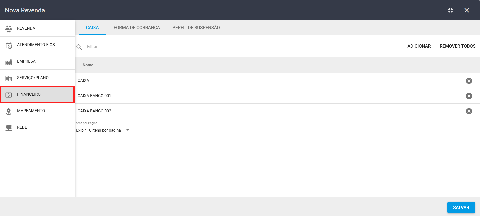 menu_lateral_configuracao_geral_revenda_adicionar_aba_financeiro_sub_aba_caixa