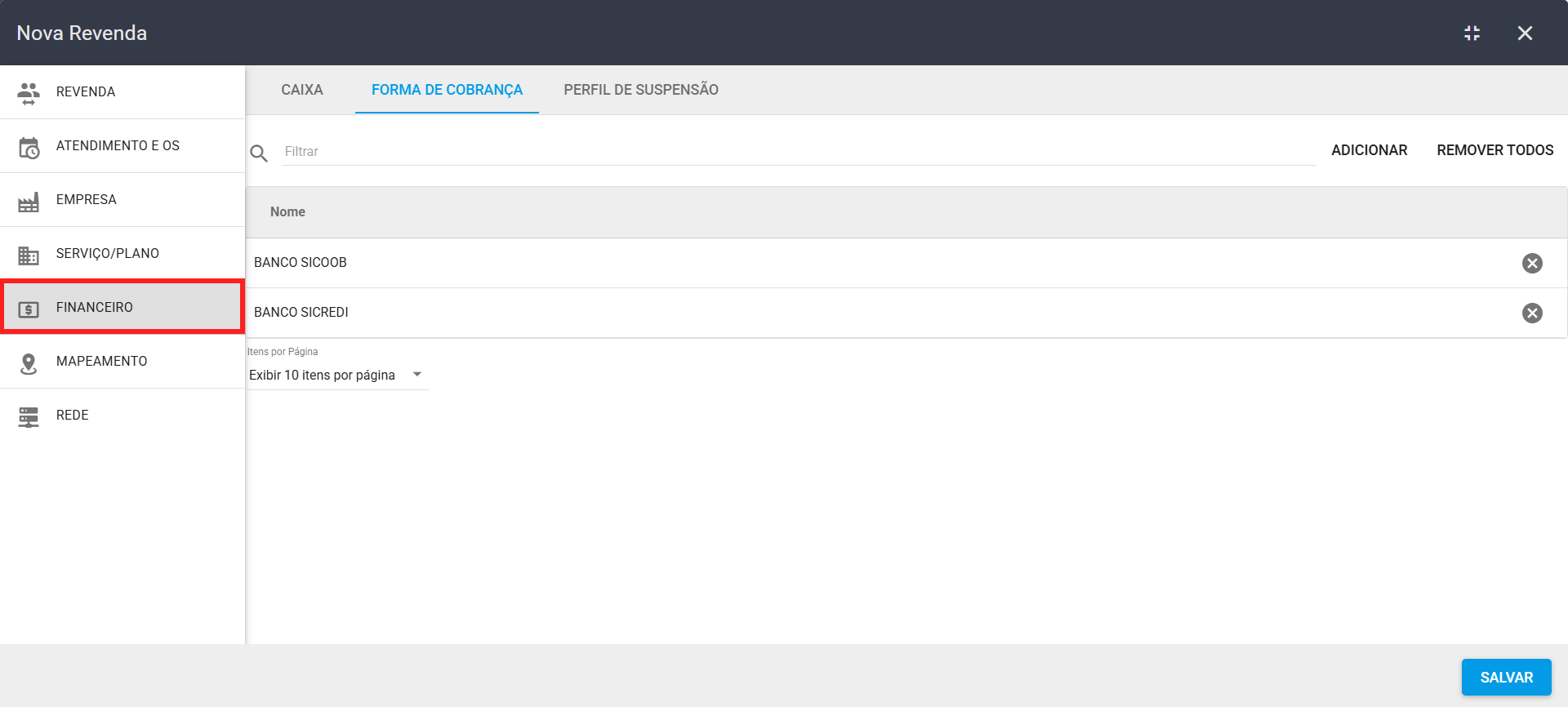 menu_lateral_configuracao_geral_revenda_adicionar_aba_financeiro_sub_aba_forma_de_cobranca