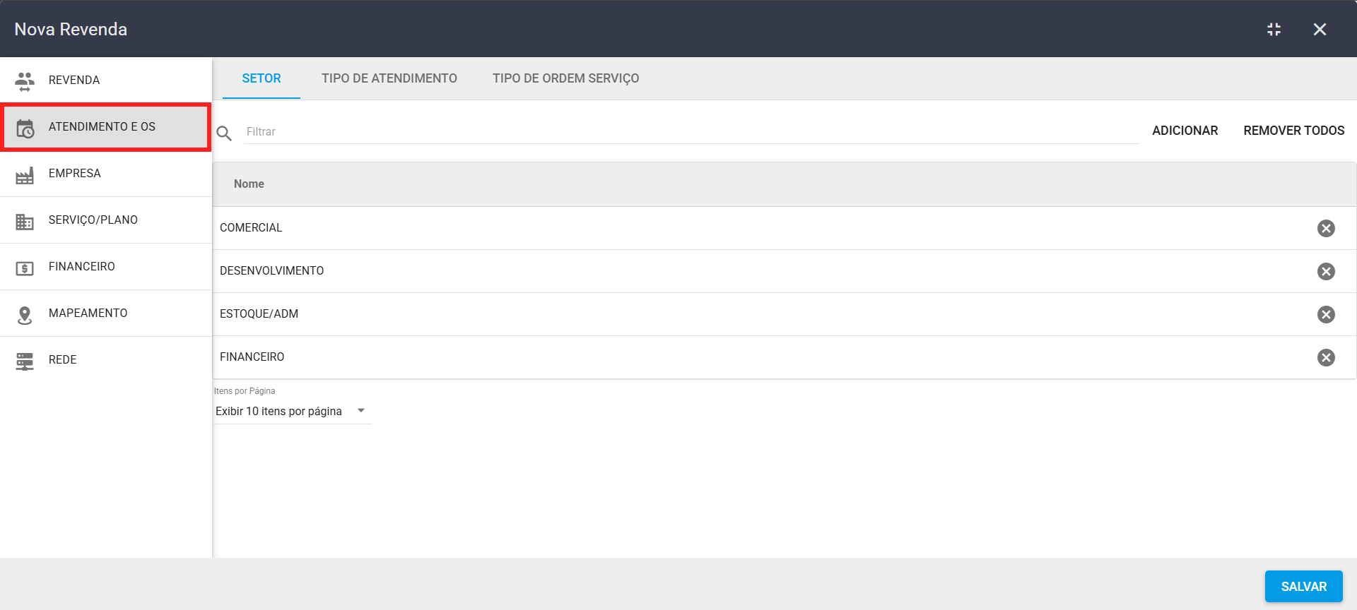 menu_lateral_configuracao_geral_revenda_adicionar_aba_atendimento_e_os_sub_aba_setor