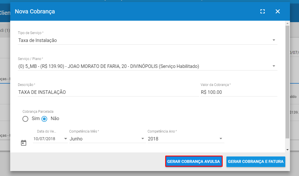 Gerar Um Boleto Bancário | Wiki HubSoft