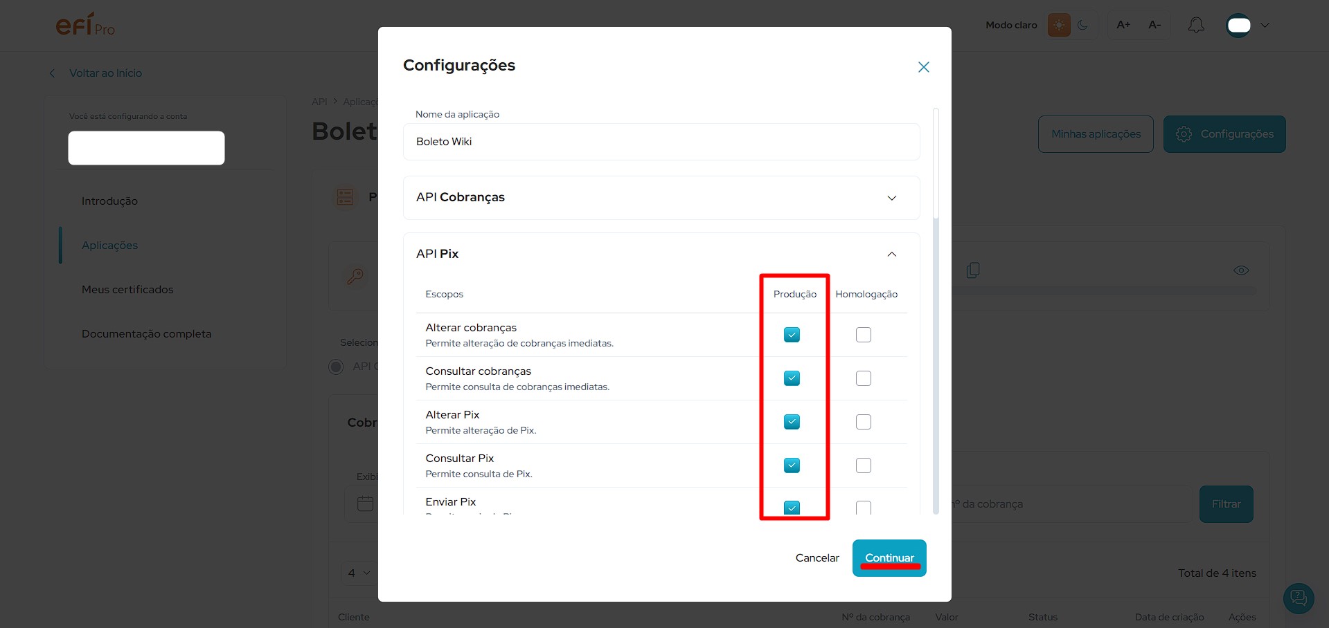 imagem_que_mostra_painel_genrencianet_efi_configuracao_api