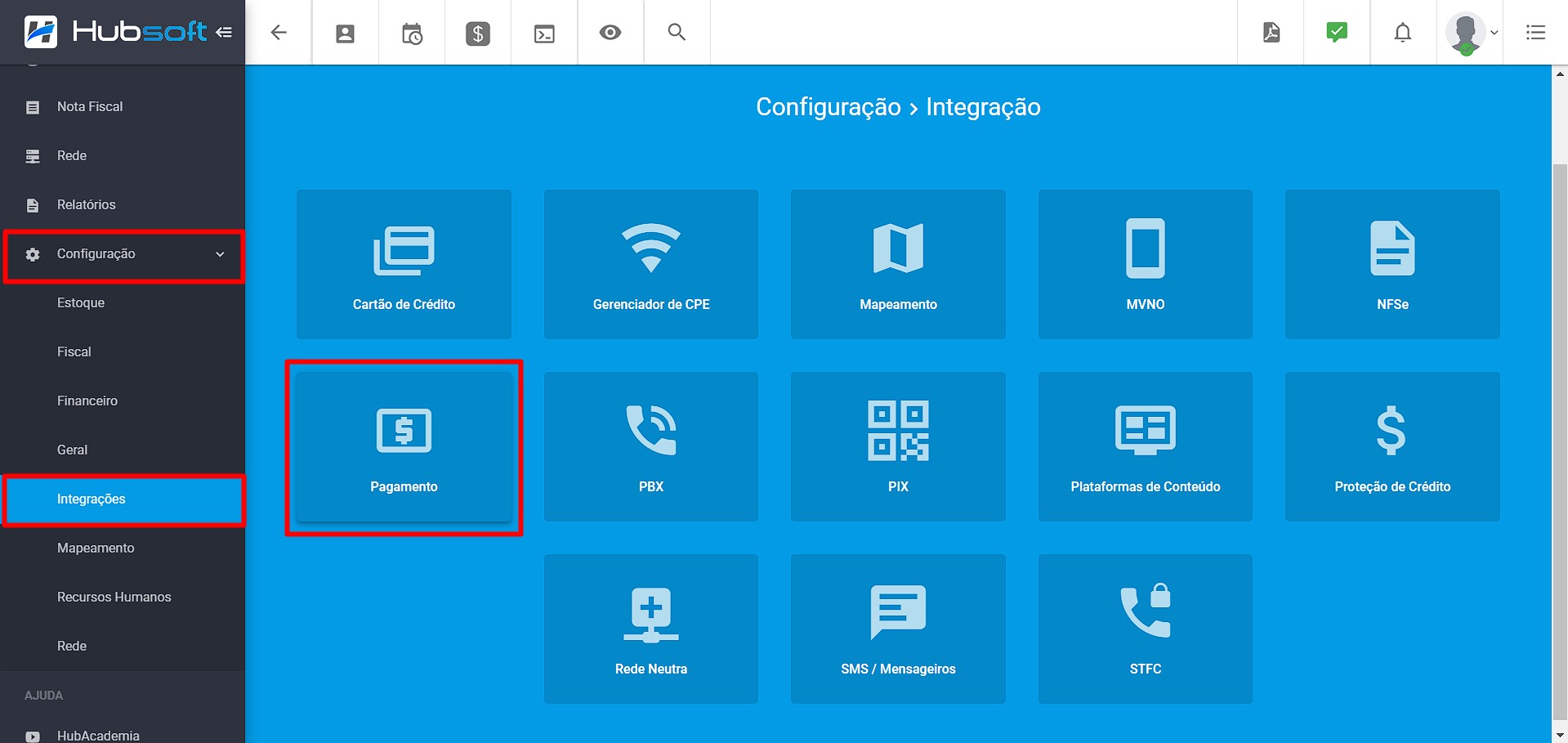 imagem_que_mostra_menu_configuracao_integracoes