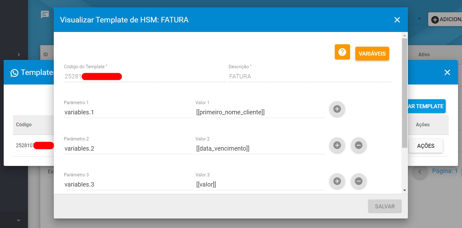 imagem_que_mostra_menu_sistema_integracoes_sms_mensageiros_newave_adicionar_template_hsm