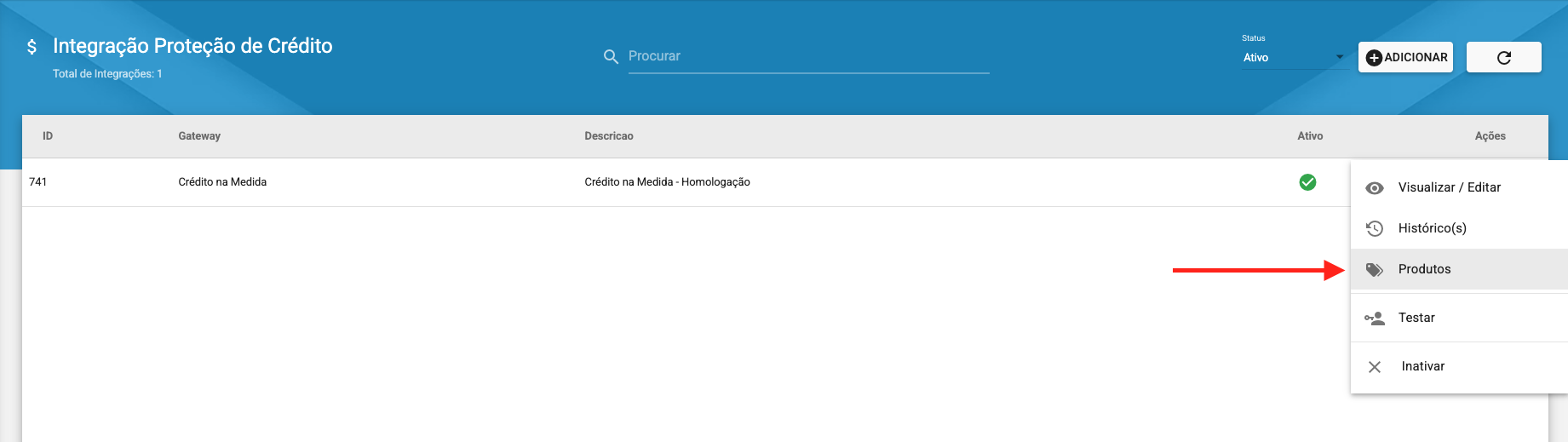 imagem_que_mostra_modulo_configuracao_integracoes_integracao_protecao_de_credito_produtos_credito_na_medida