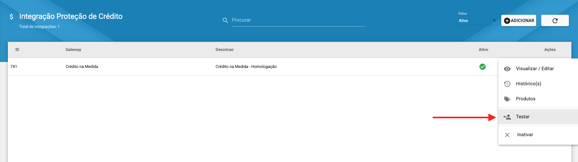 imagem_que_mostra_modulo_configuracao_integracoes_integracao_protecao_de_credito_testar_credito_na_medida