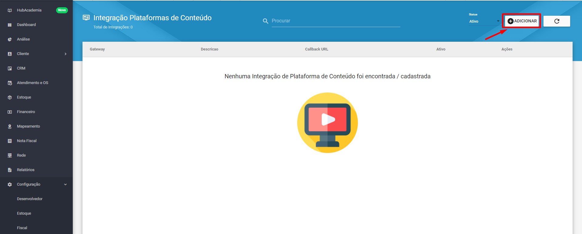 tela_menu_configuracao_integracao_plataforma_de_conteudo_adicionar