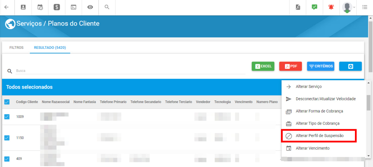 imagem_que_mostra_o_menu_de_ações_alterar_perfil_de_suspensação_no_relatorio_de_serviços_do_cliente
