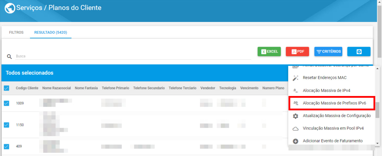 imagem_que_mostra_o_menu_de_ações_alocação_massiva_de_ipv6_no_relatorio_de_serviços_do_cliente