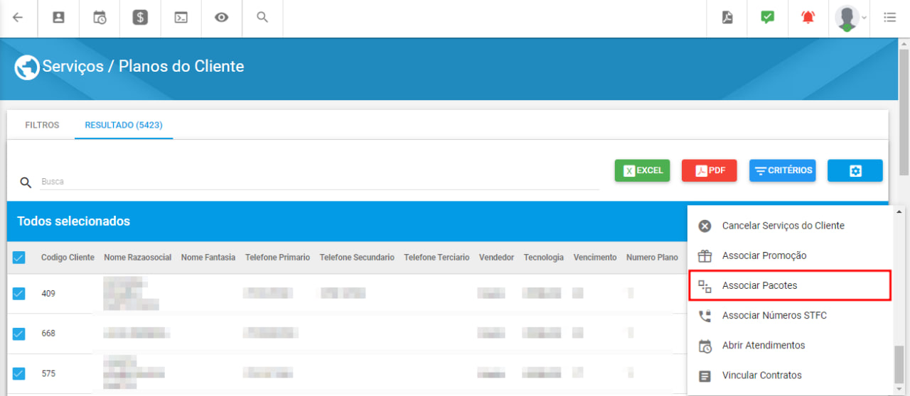imagem_que_mostra_o_menu_de_associar_pacotes_no_relatorio_de_serviços_do_cliente
