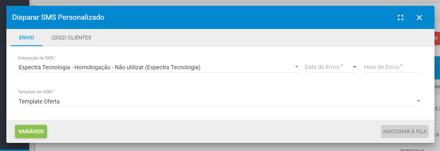imagem_que_mostra_a_opção_disparar_sms_personalizado_pelo_relatorio_de_serviços_do_cliente