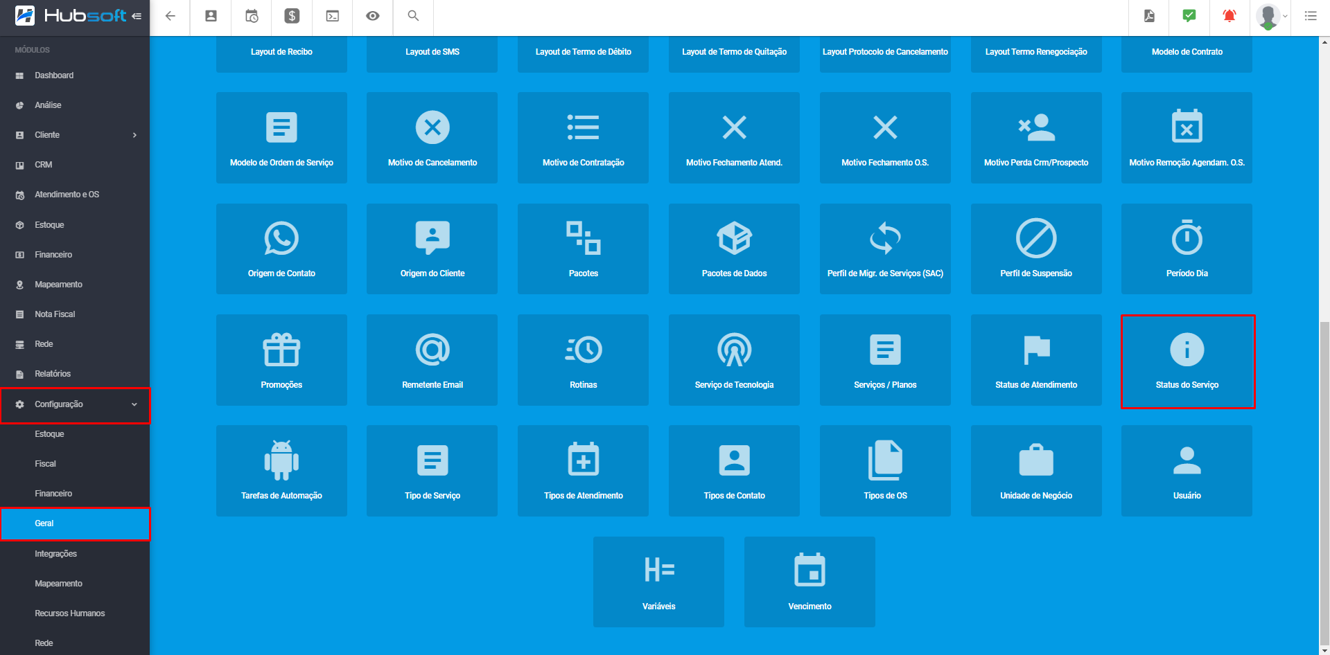 imagem_que_mostra_o_menu_configuracao_do_sisitema_no_campo_status_do_servico