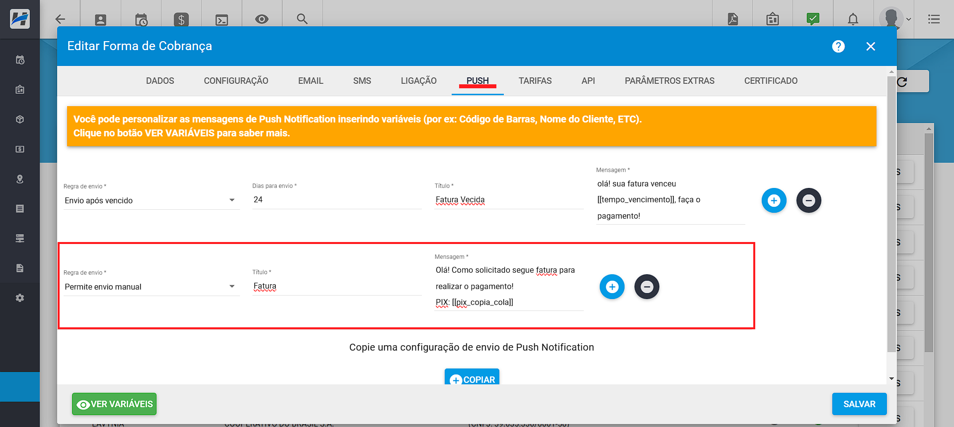 imagem_que_mostra_caminho_configuracao_financeiro_forma_cobranca_aba_push