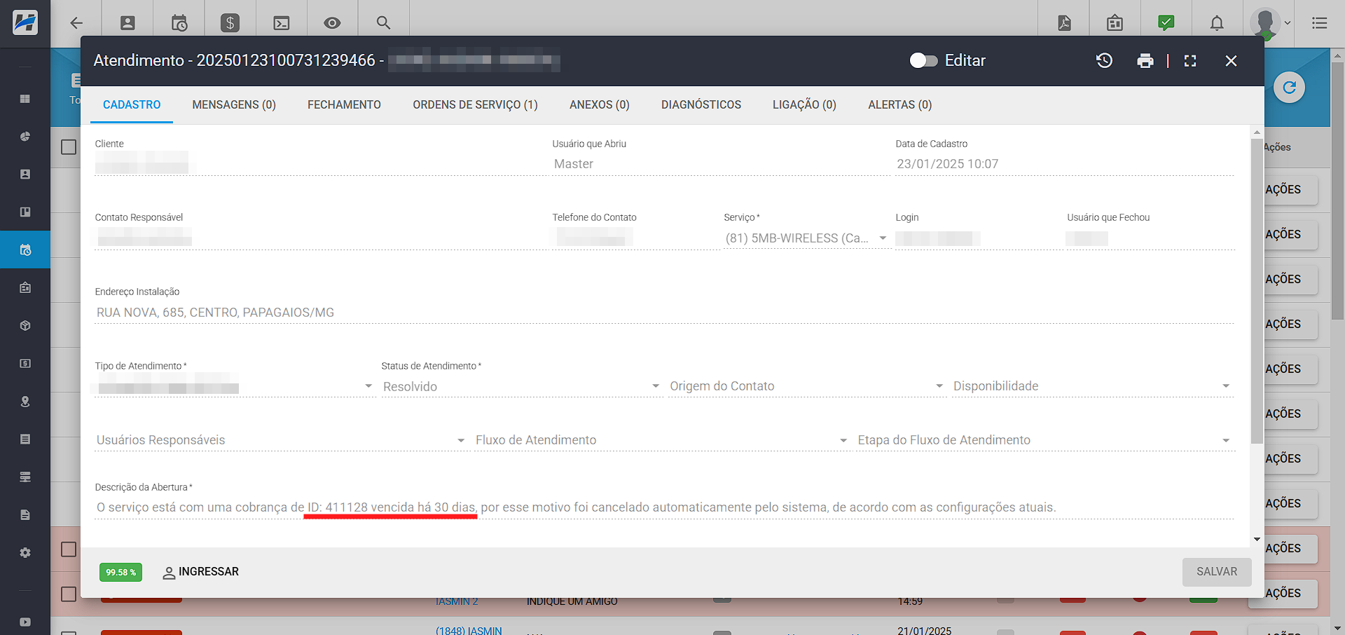 imagem_que_mostra_atendimento_aberto_pela_automacao_cancelamento_servicos_suspensos_destancando_data_considerada