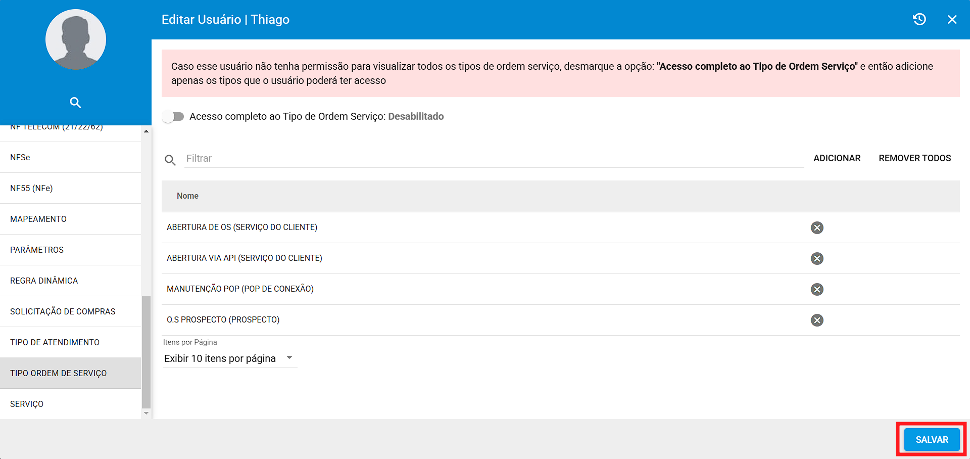 imagem_que_mostra_menu_painel_configrucao_usuario_tipo_atendimento_adicionar_tipos