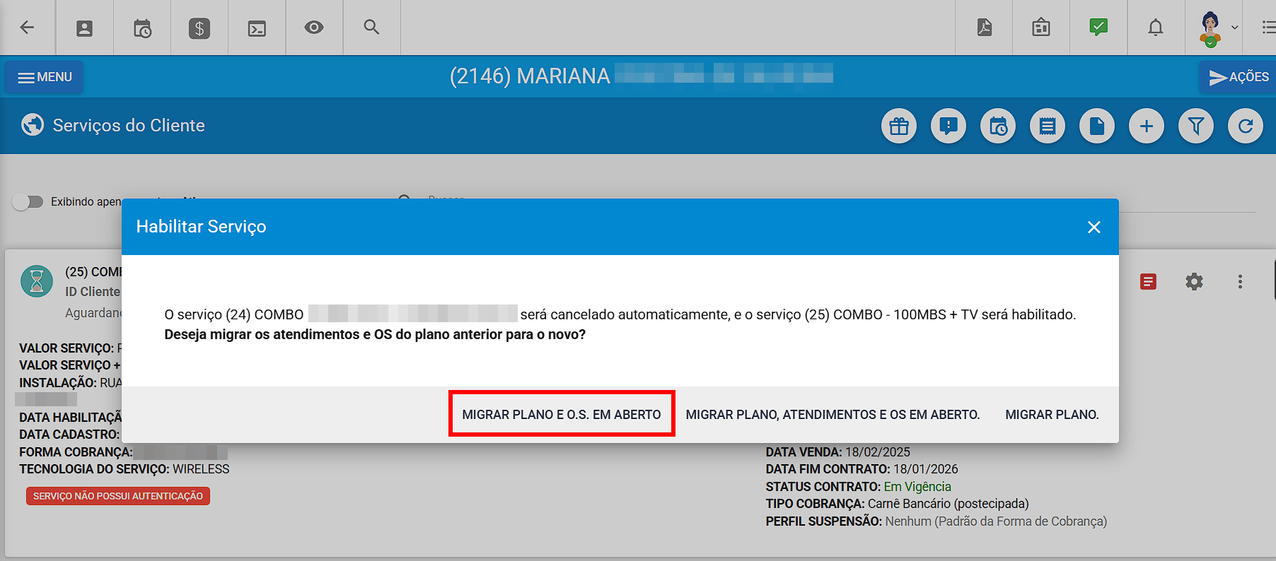 imagem_que_mostra_ativar_servico_opcoes_migrar_atendimentos_e_os_selecionando_migrar_plano_e_os_em_aberto