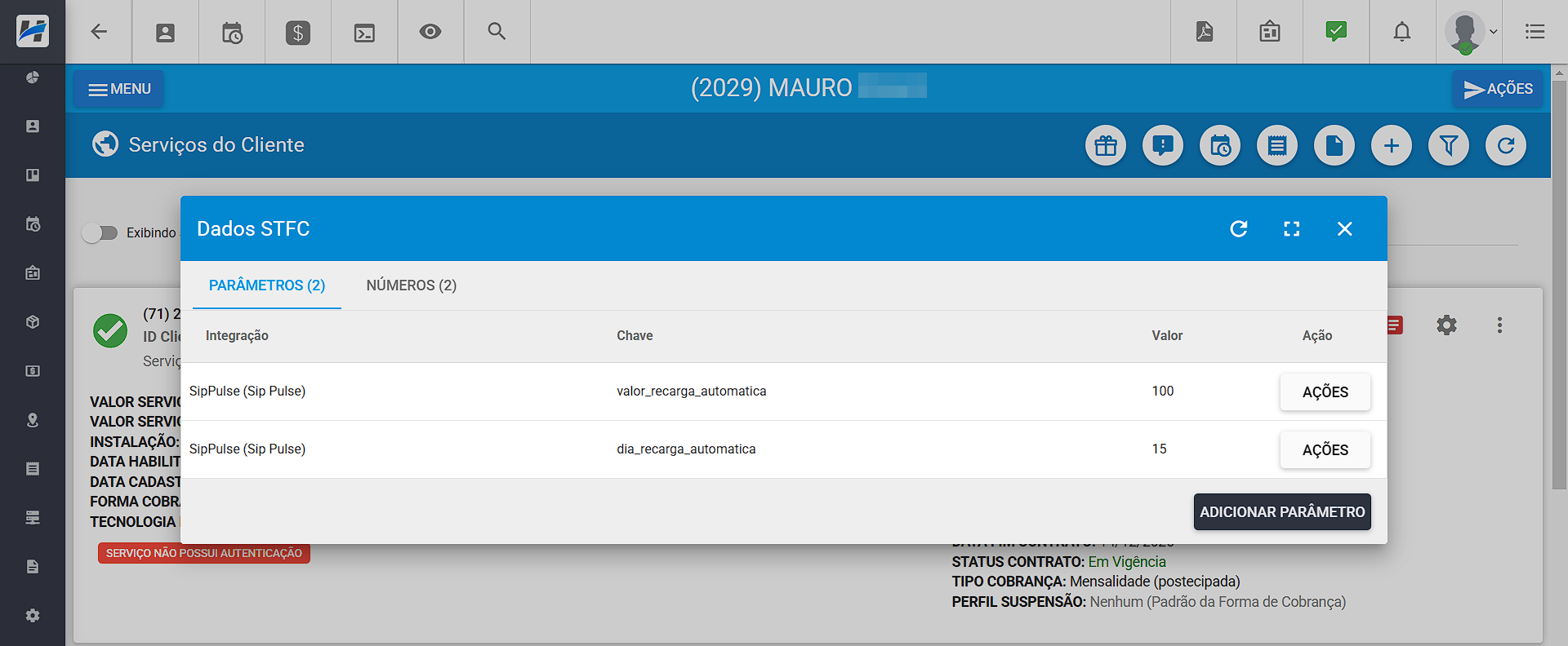 imagem_que_mostra_parametros_individuais_servicos_do_cliente_integracao_stfc_sippulse