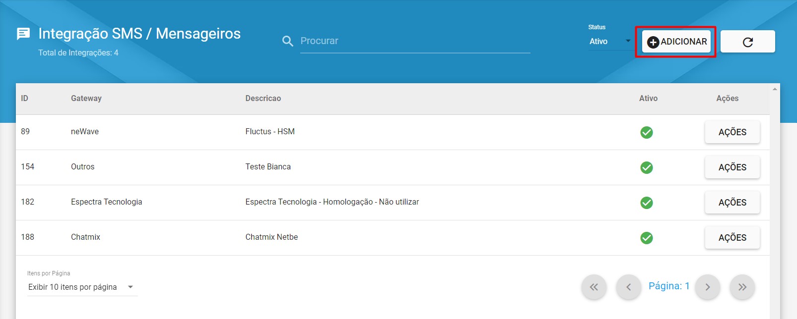 imagem_que_mostra_configuracao_integracoes_sms_mensageiros_adicionar