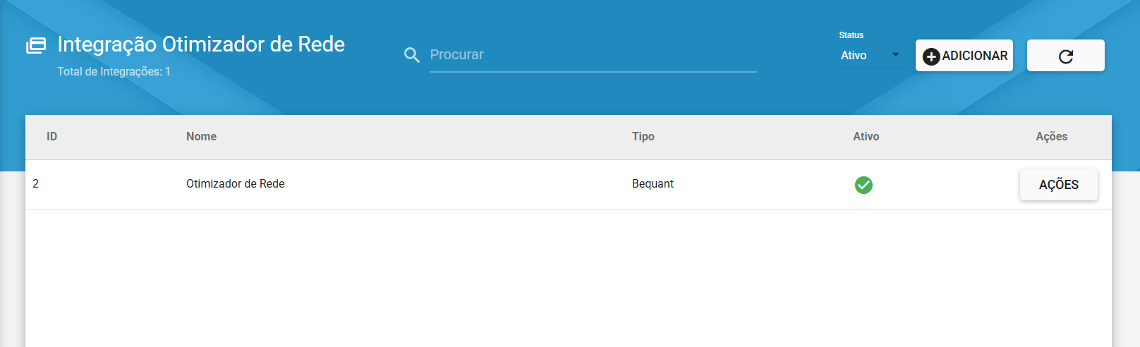 imagem_que_mostra_menu_configuracao_integracao_otimizador_de_rede_bequant