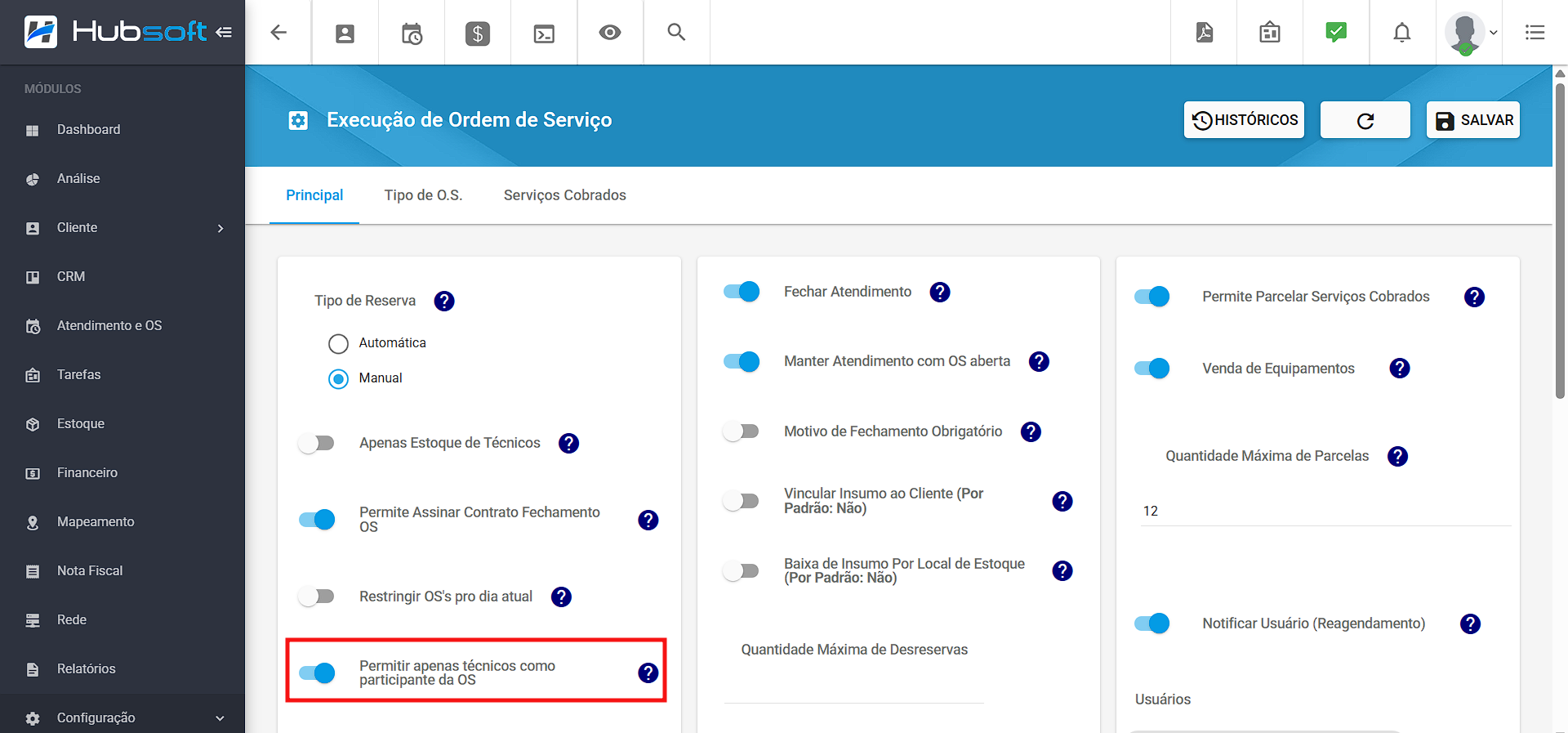 imagem_que_mostra_regra_usuario_participante_configuracoes_de_execucao_de_os