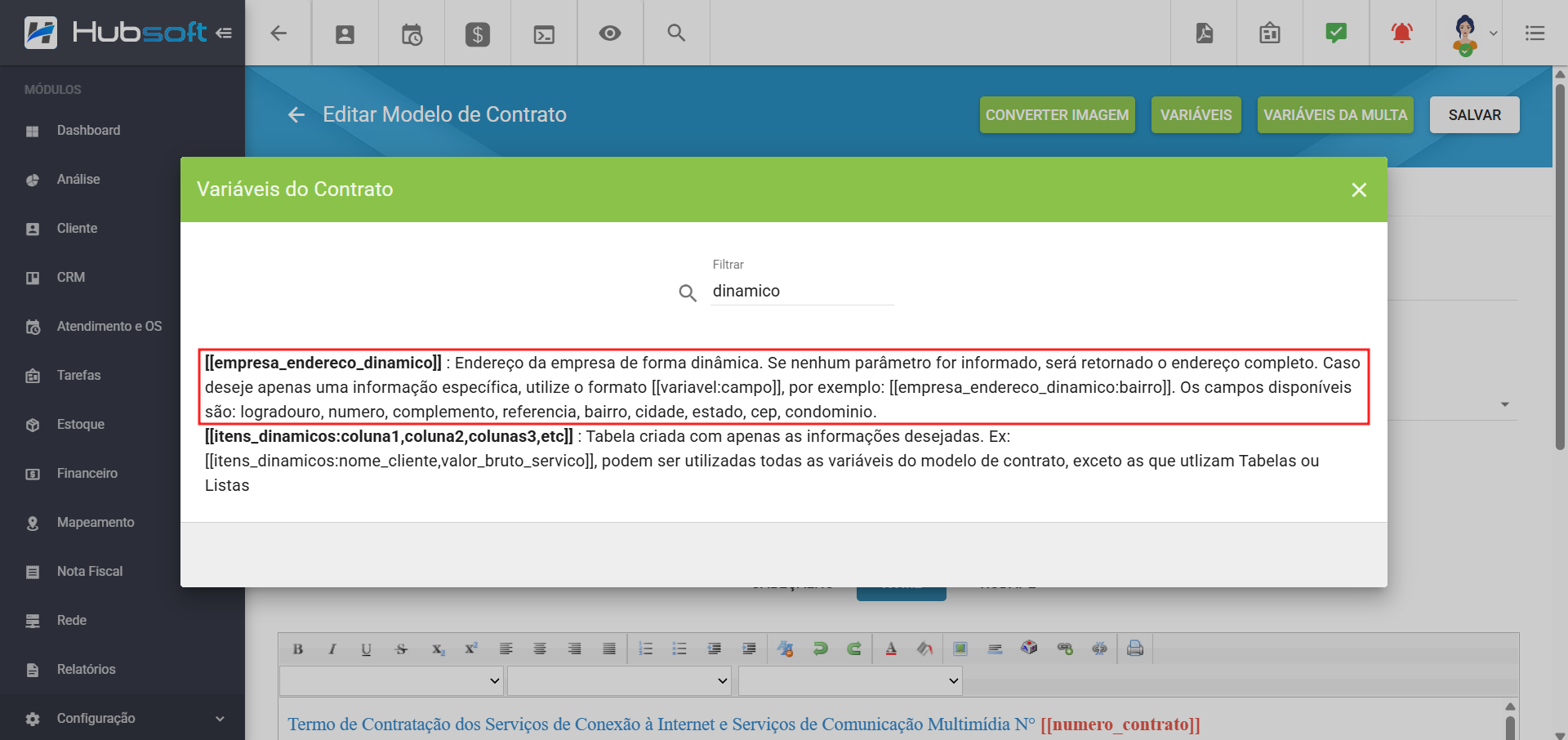 imagem_que_mostra_variavel_empresa_endereco_dinamico_no_modelo_de_contrato
