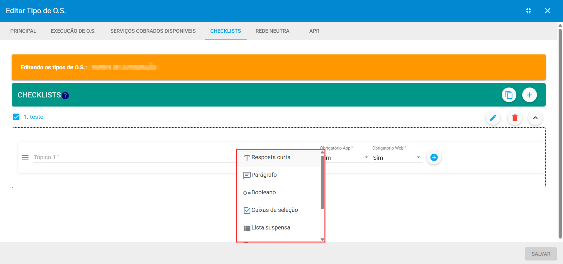 imagem_que_mostra_tipos_de_os_checklist_adicionar_topicos_tipo_de_campo