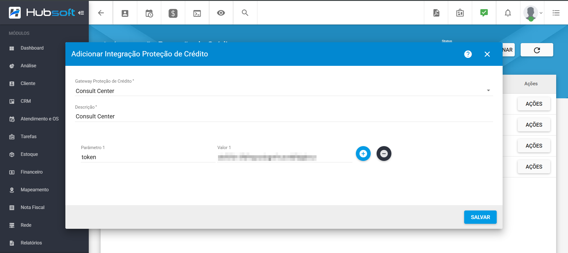imagem_que_mostra_integracao_de_protecao_de_credito_adicionar_parametros