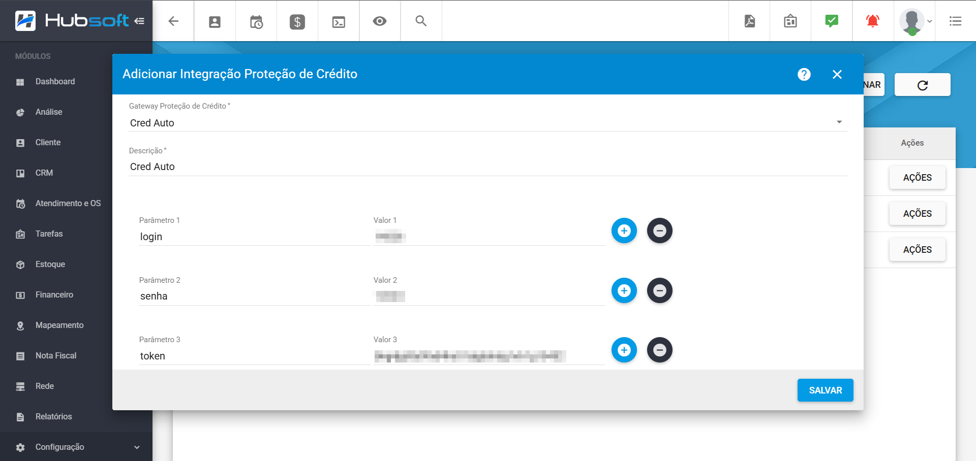 imagem_que_mostra_integracao_de_protecao_de_credito_adicionar_parametros
