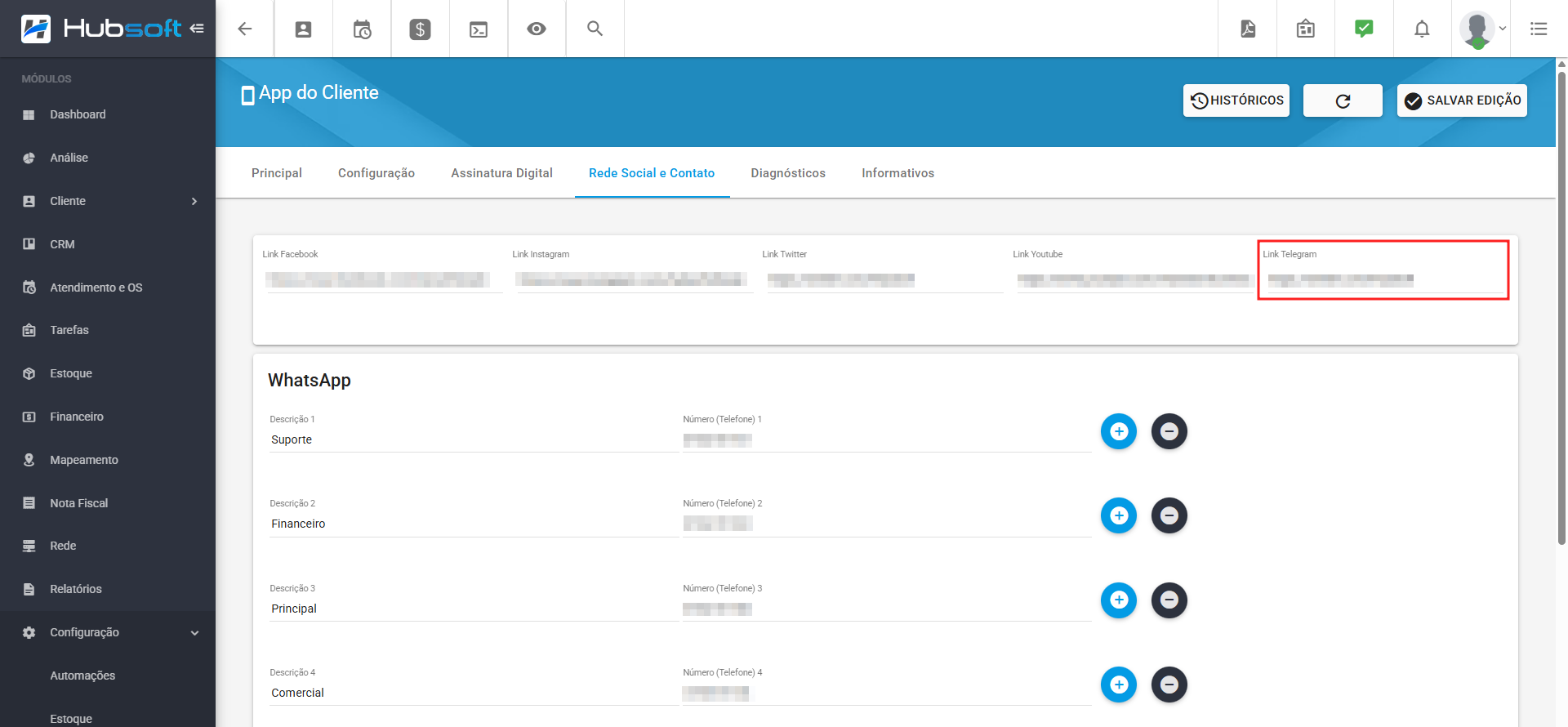 imagem_que_mostra_opcao_link_telegram_painel_de_configuracoes_app_cliente