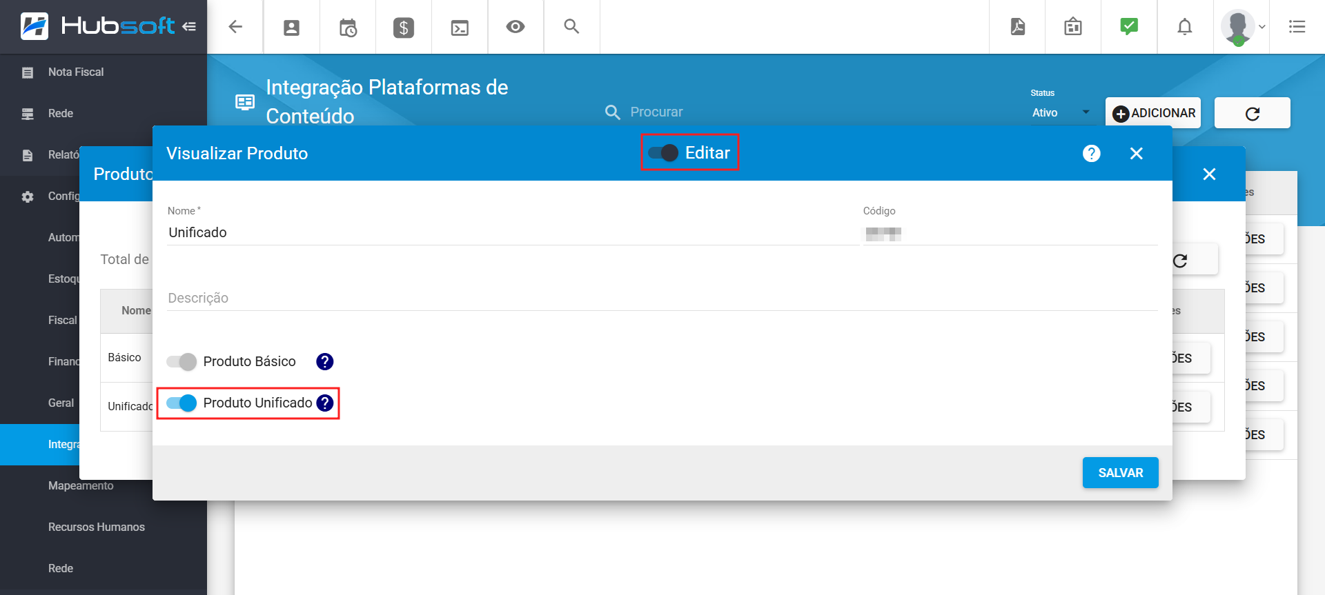Mostra os produtos que podem ter conflito.