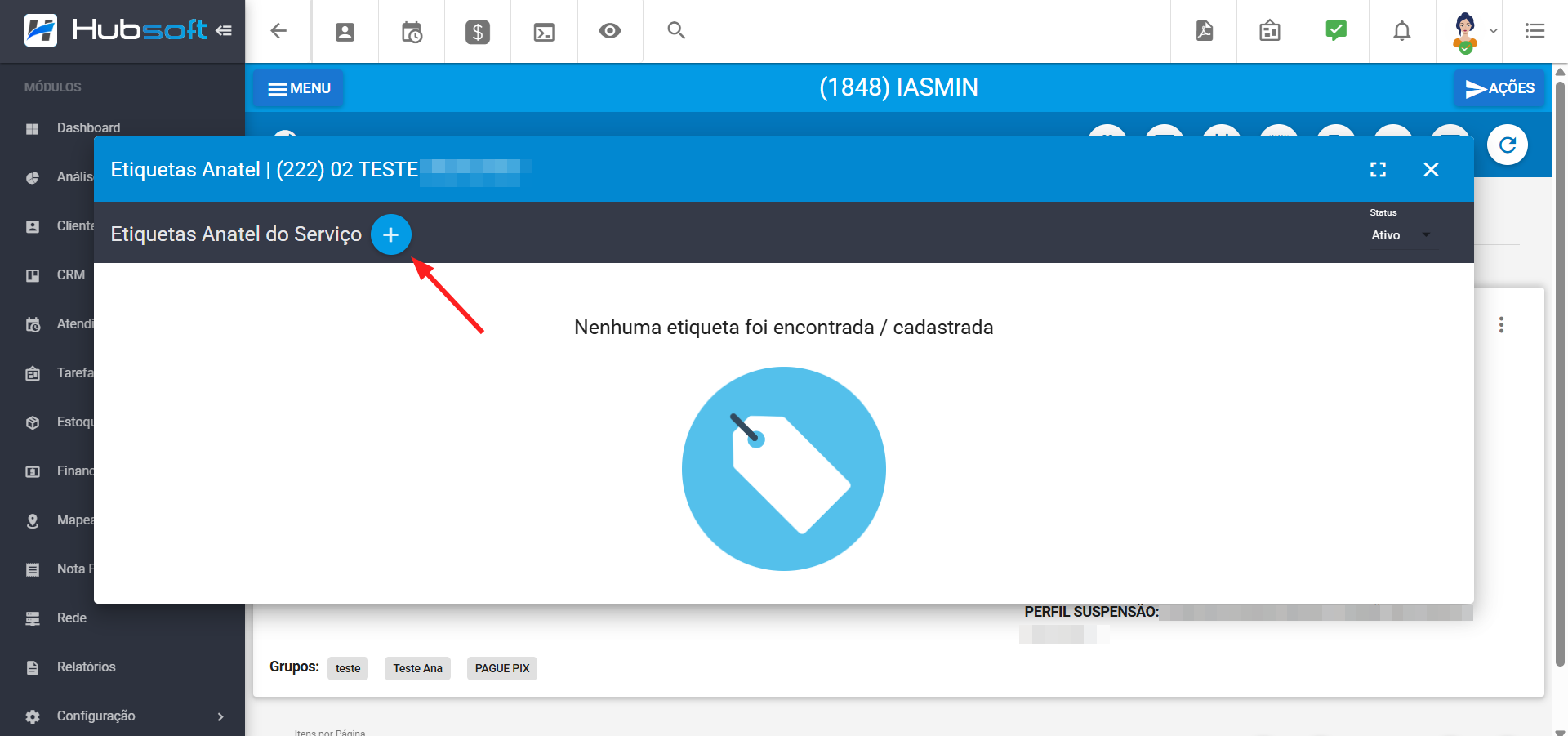 menu_lateral_configuracao_geral_etiqueta_anatel_adicionando_ao_servico