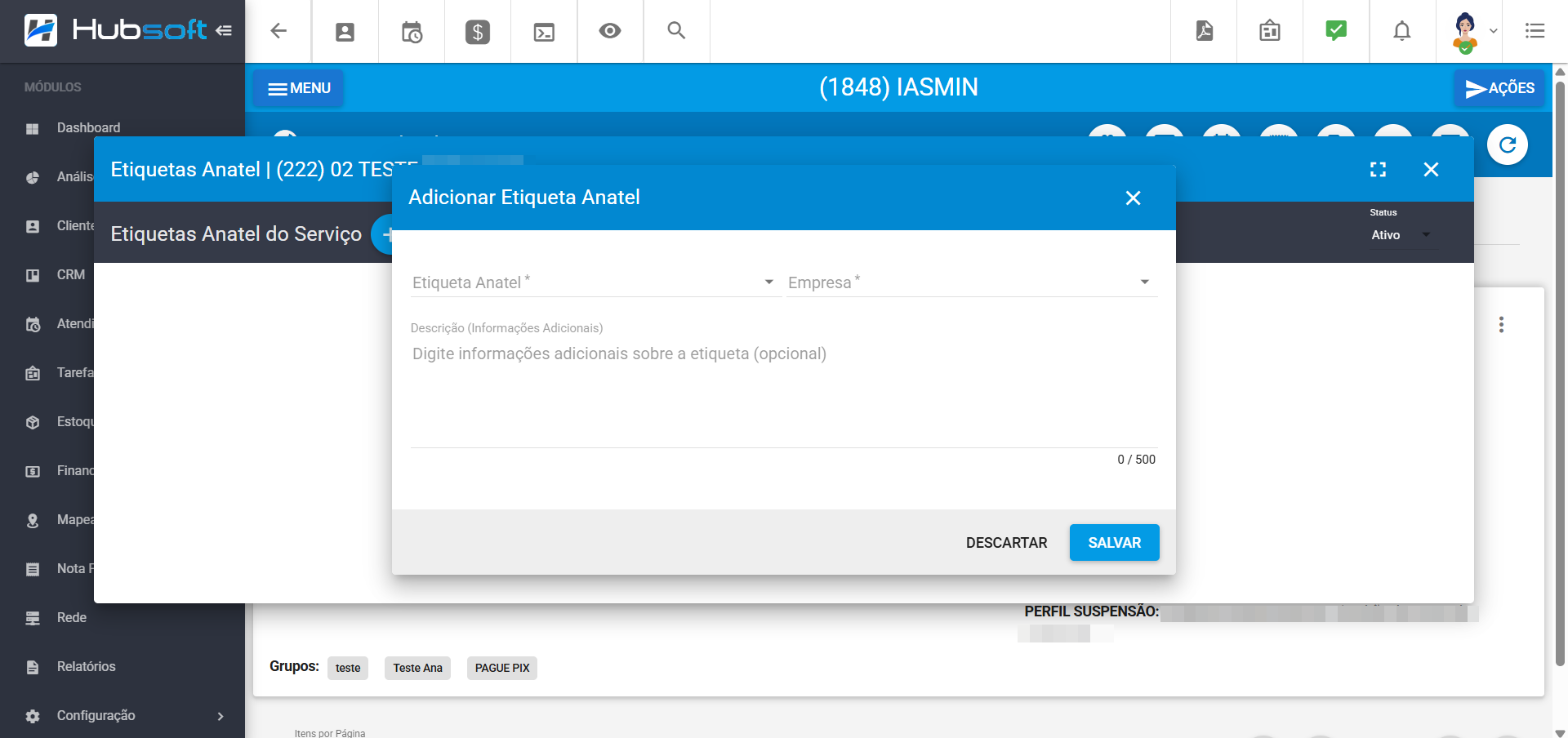 menu_lateral_configuracao_geral_etiqueta_anatel_adicionando_ao_servico