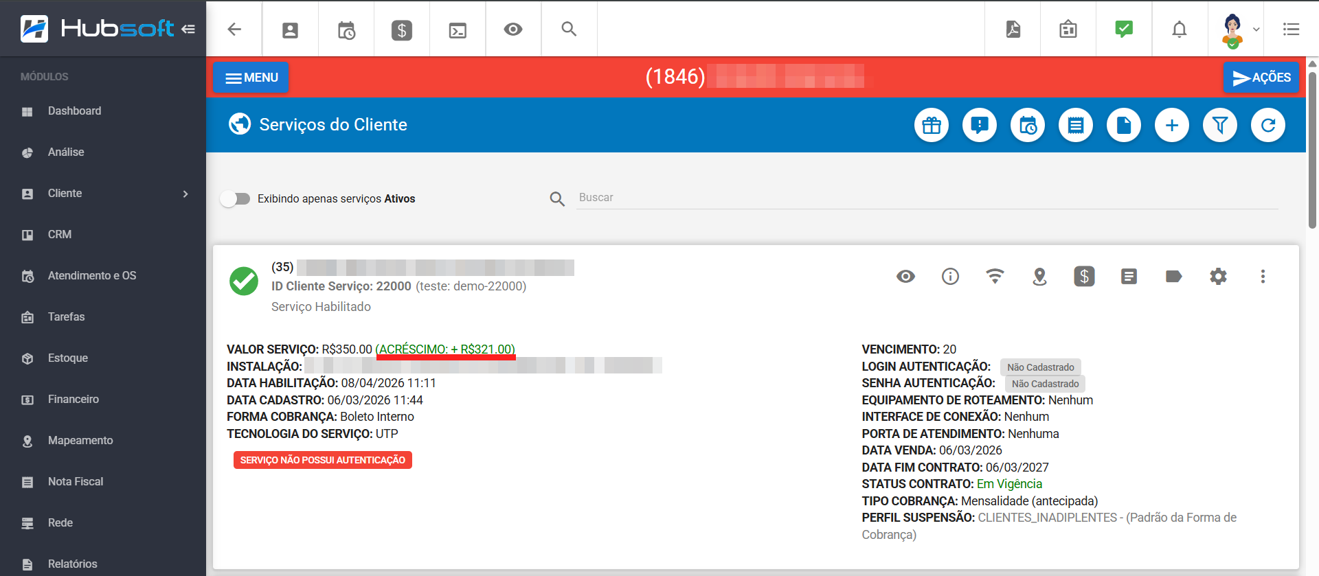 imagem_que_mostra_menu_lateral_configuracao_geral_usuario_usuarios_acoes_editar_adicionando_regra_dinamica_impedir_visualizar_descontos_acrescimos_valor_servico_com_valor_falso