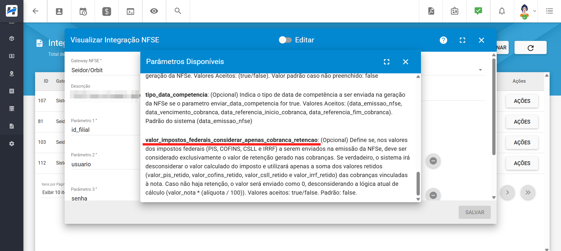imagem_que_mostra_novo_parametro_valor_impostos_federais_considerar_apenas_cobranca_retencao