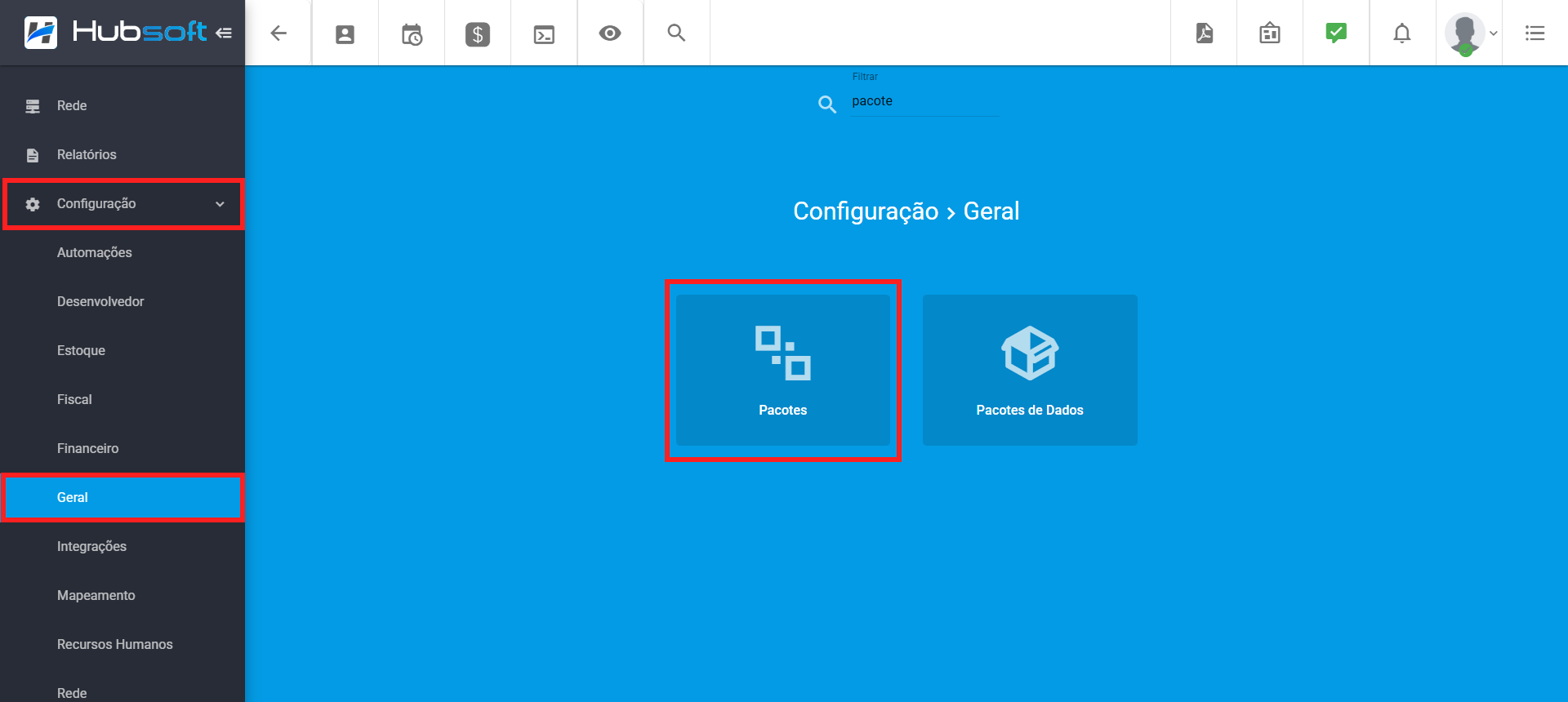 imagem_que_mostra_opcao_configuracao_geral_pacotes