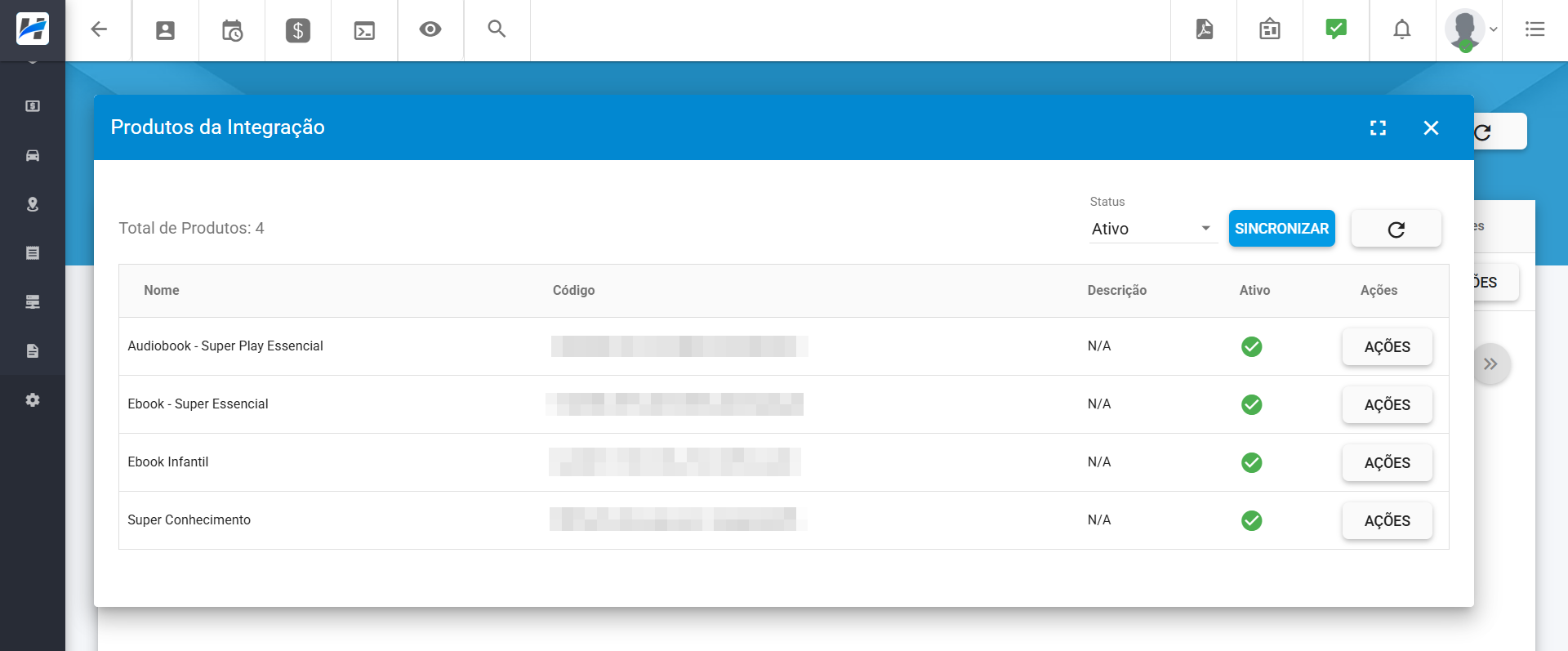 menu_configuracao_geral_integracoes_plataforma_de_conteudo_acoes_produtos_sincronizar