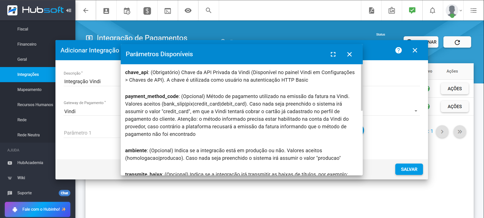 imagem_que_mostra_integracoes_pagamento_adicionar_parametros