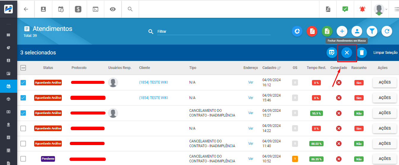 imagem_que_mostra_icone_de_fechar_atendimentos_massivamente_em_atendimentos